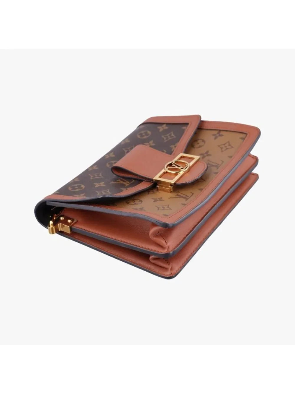Louis Vuitton Dauphine Monogram Brown Reverse Shoulder Bag